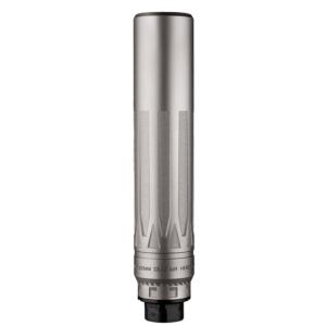 Dead Air Nomad-LTi XC Silencer w/Xeno Adapter - 7.62mm 9.30 (Cal) Silver w/DA124 Omni Brake