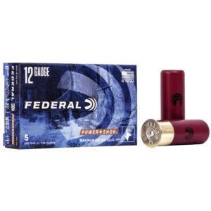 Federal Power Shok Shotshells 12 ga 2-3/4" 1 oz 1610 fps Slug 5/rd