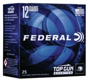 Federal Top Gun Sporting Shotshells 12 ga 2-3/4" 1 oz 1250 fps #8 25/ct