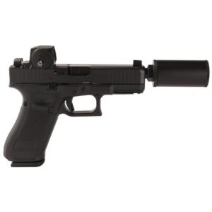 G45 V Hush Puppy Kit 9mm 17rd Magazine (3) Slide lock Vortex Defender Enclosed Black Threaded 4.52" Barrel w/HUSH Puppy Suppressor