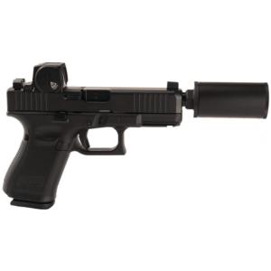 G19 V Hush Puppy 9mm 15rd Magazine (3) Slide Lock Vortex Defender Enclosed Black Threaded 4.52" Barrel w/HUSH Puppy Suppressor