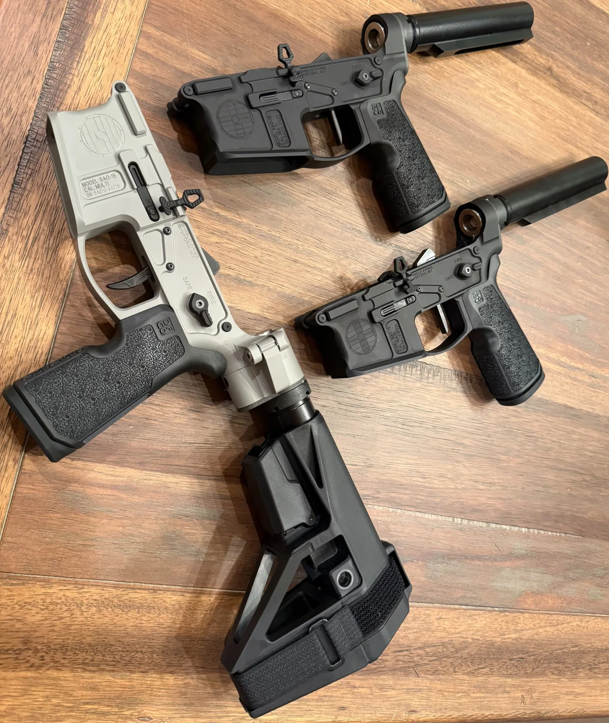 COMPLETE AR-15 UPGRADED LOWER RECEIVERS