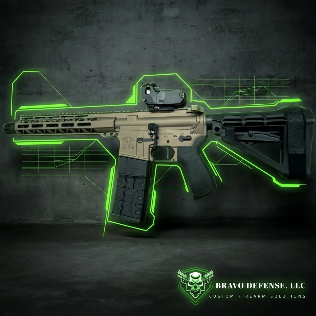 Bravo Defense Custom AR-15 Pistol -CT Compliant (.300 Blackout)